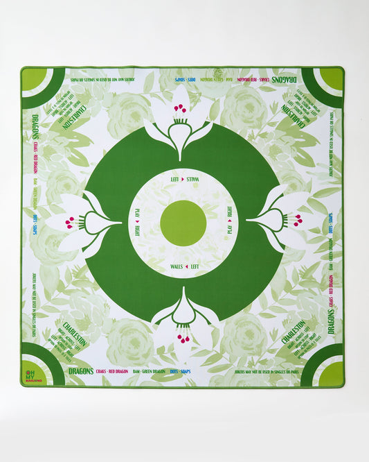 Olive Rose Mahjong Mat - Oh My Mahjong