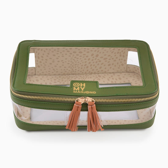 Olive Tile Storage Bag - Oh My Mahjong