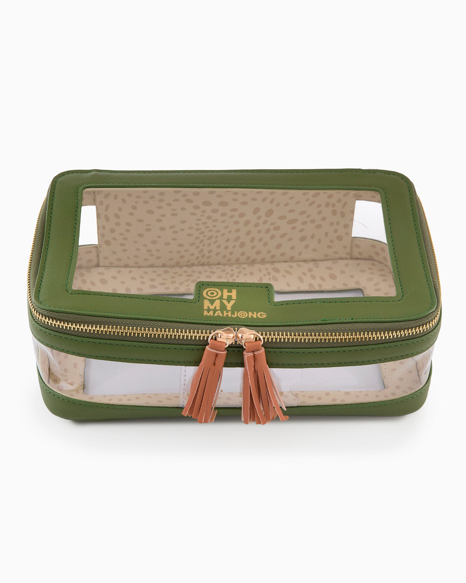 Olive Tile Storage Bag - Oh My Mahjong