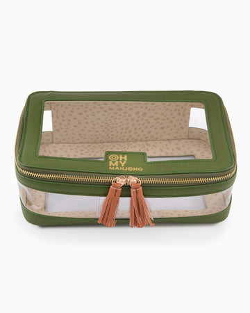 Olive Tile Storage Bag - Oh My Mahjong