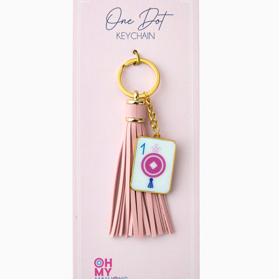 One Dot Keychain - Oh My Mahjong