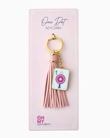 One Dot Keychain - Oh My Mahjong