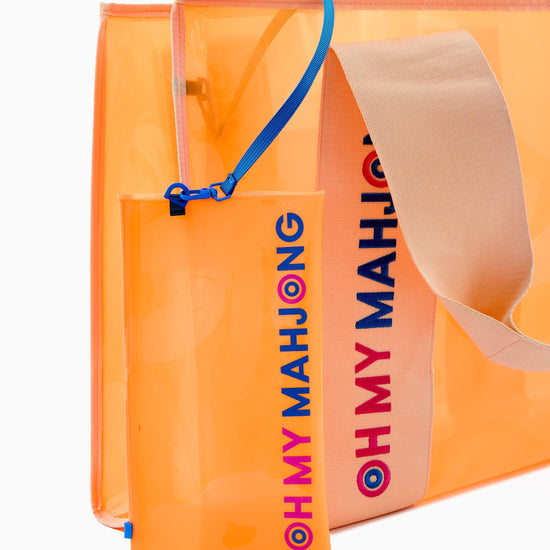Orange Beach Bag - Oh My Mahjong