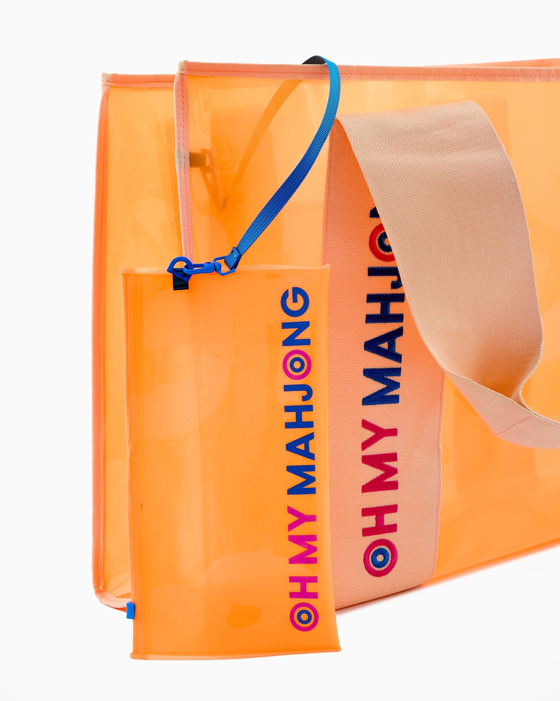 Orange Beach Bag - Oh My Mahjong