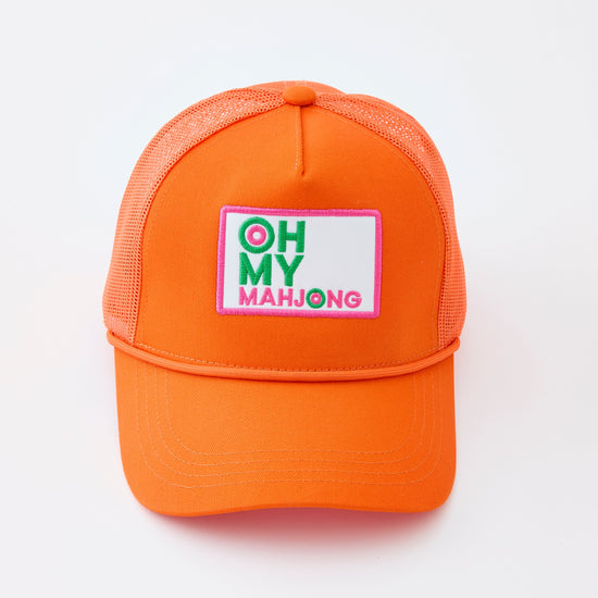 Orange OMM Hat - Oh My Mahjong