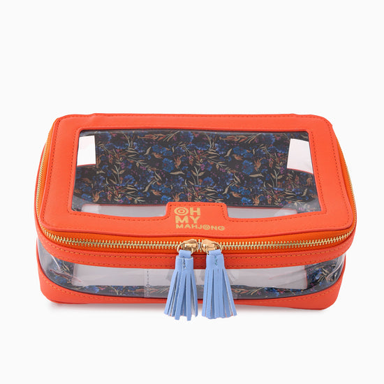Orange Tile Storage Bag - Oh My Mahjong