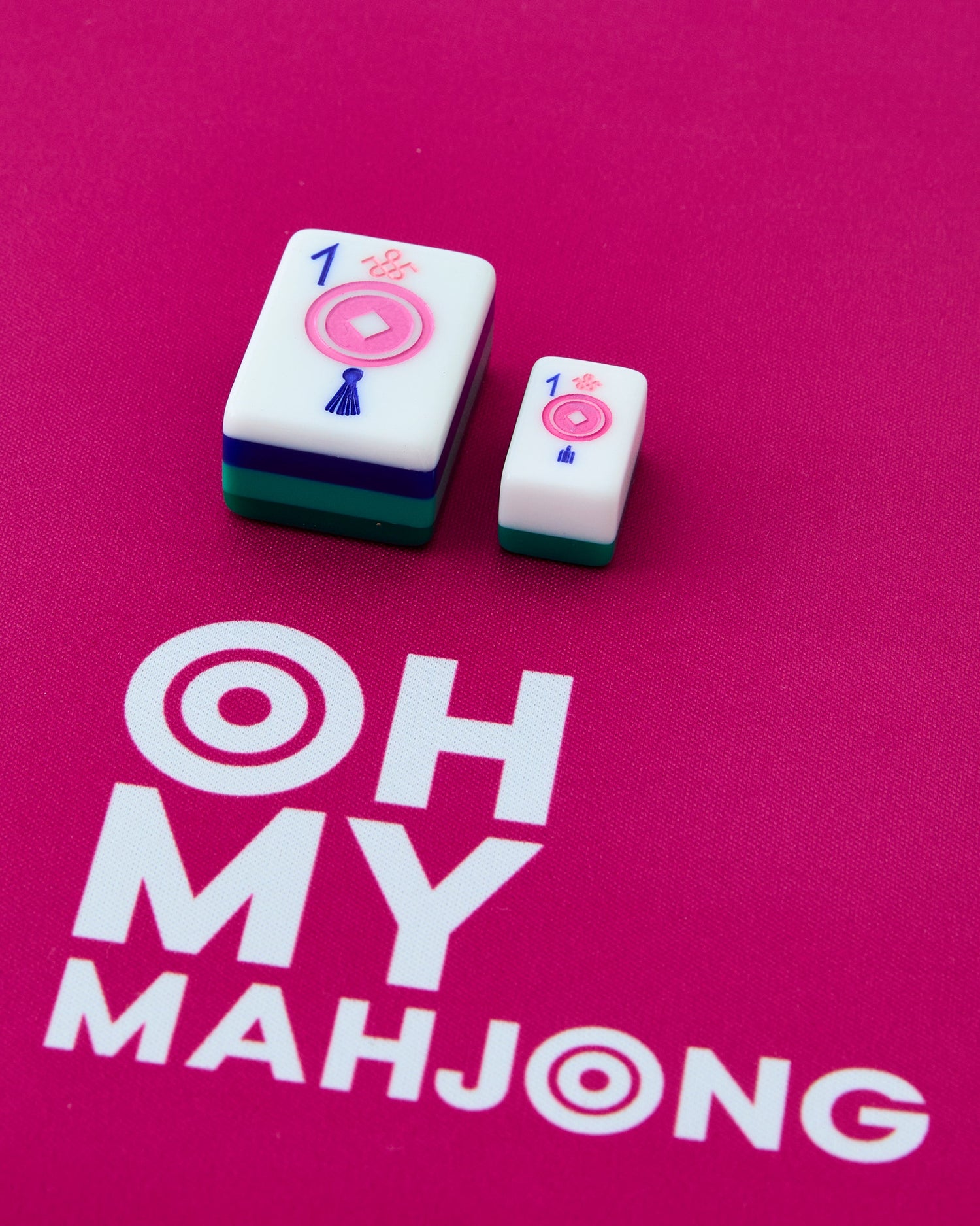 Palm Beach Green Mahjong Travel Set - Oh My Mahjong