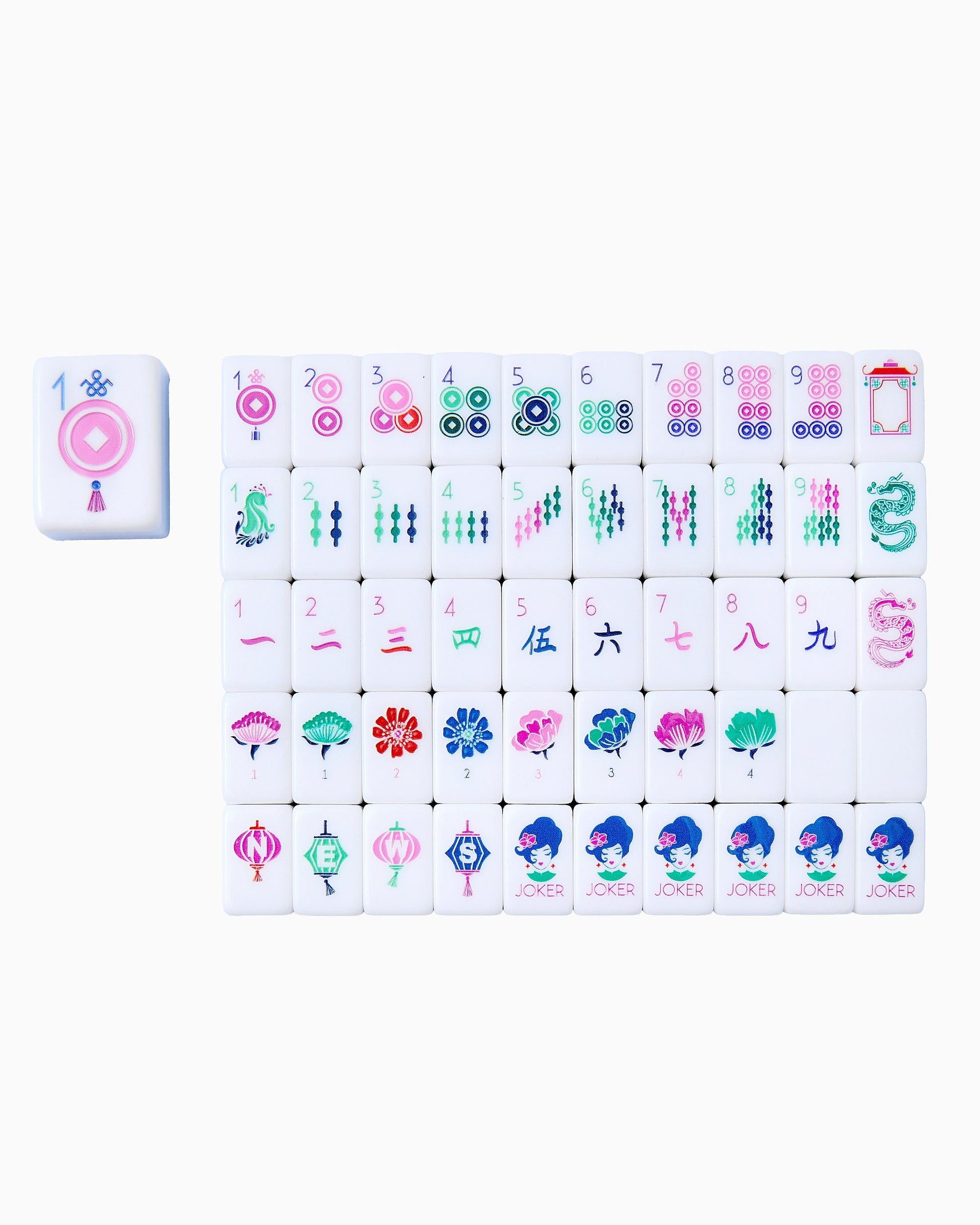 Palm Beach Travel Set - Oh My Mahjong