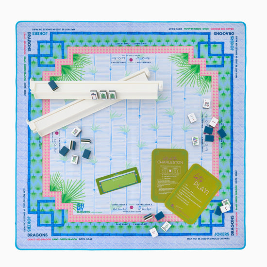 Palm Paradise Mahjong Mat - Oh My Mahjong