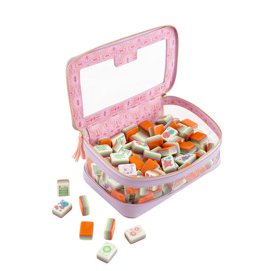 Papaya Spritz Mahjong Tiles - Oh My Mahjong