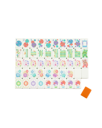 Papaya Spritz Mahjong Tiles - Oh My Mahjong