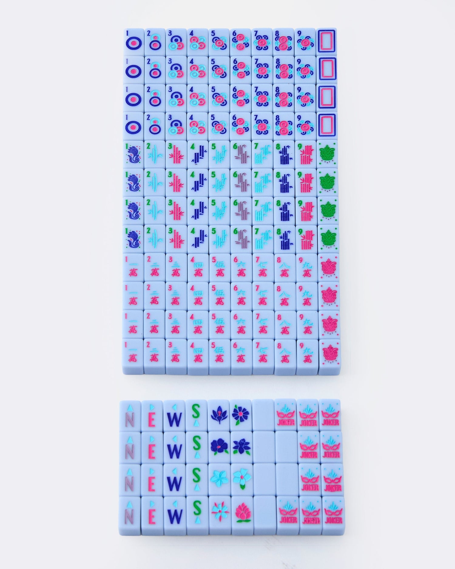 Parisian Blue Mahjong Travel Set - Oh My Mahjong