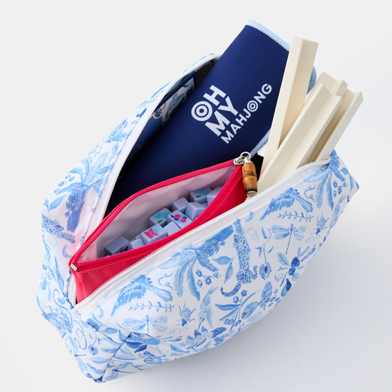 Parisian Blue Mahjong Travel Set - Oh My Mahjong