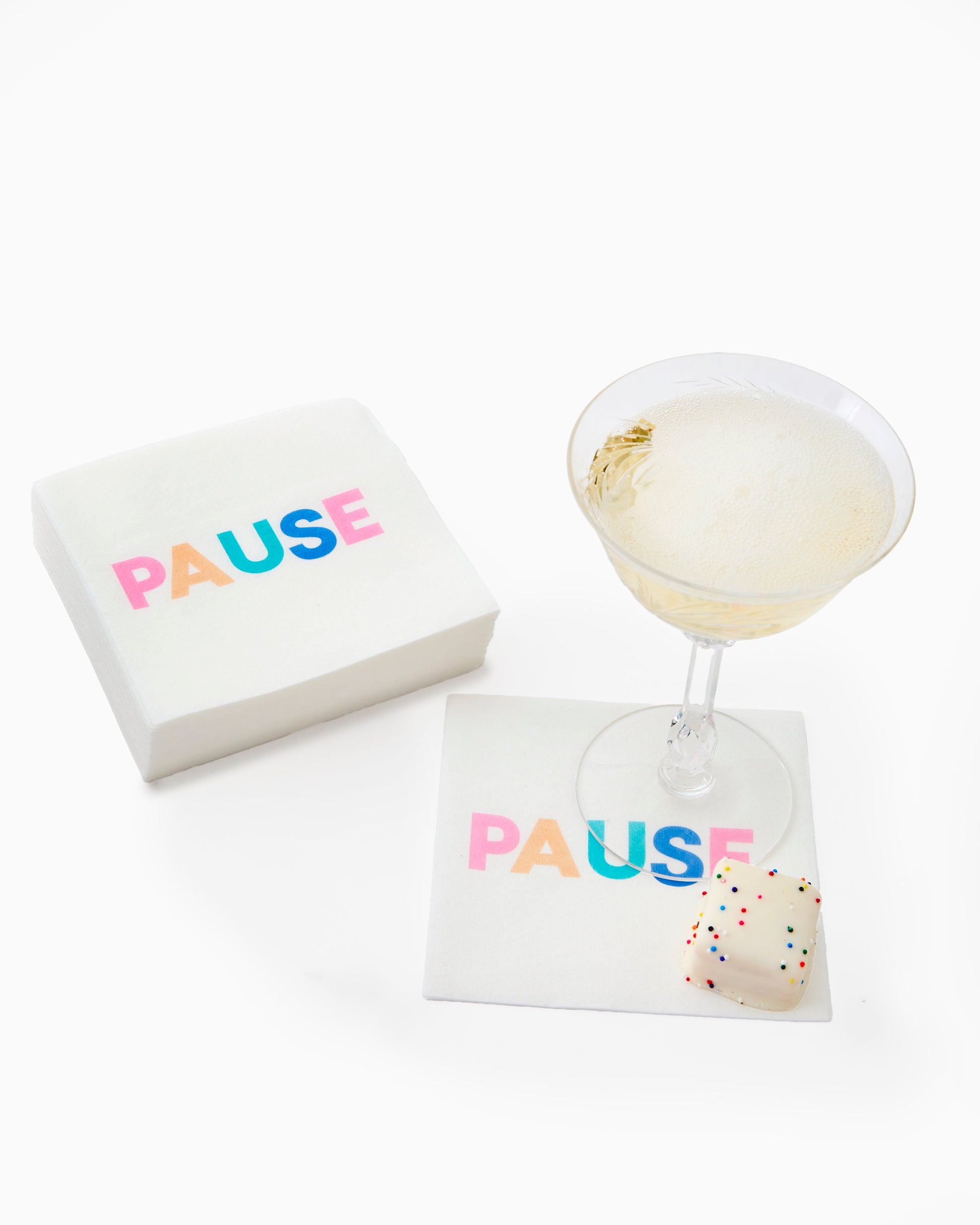 Pause Linen Napkins - Oh My Mahjong