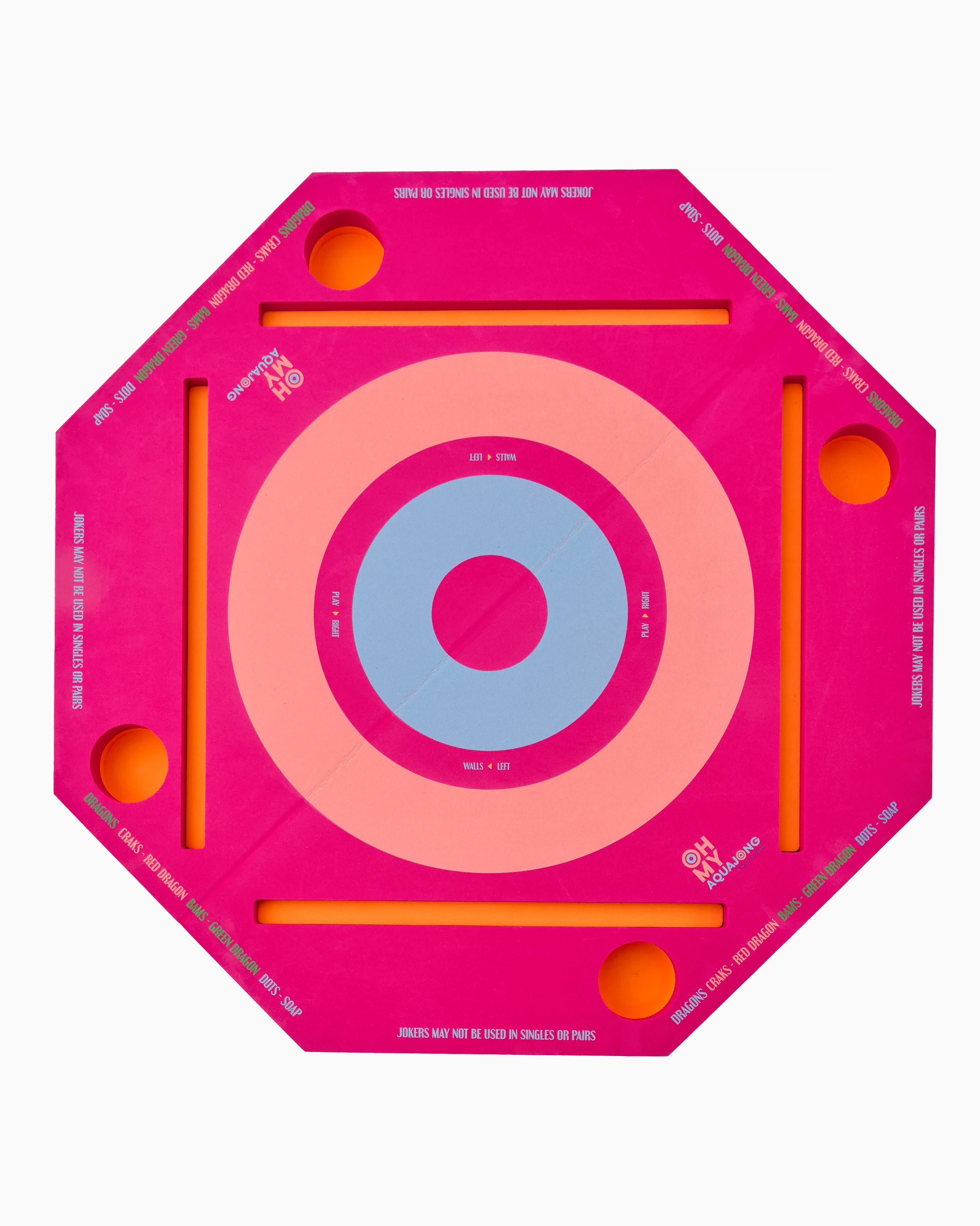 Pink Aqua Jong Pool Mat – Oh My Mahjong