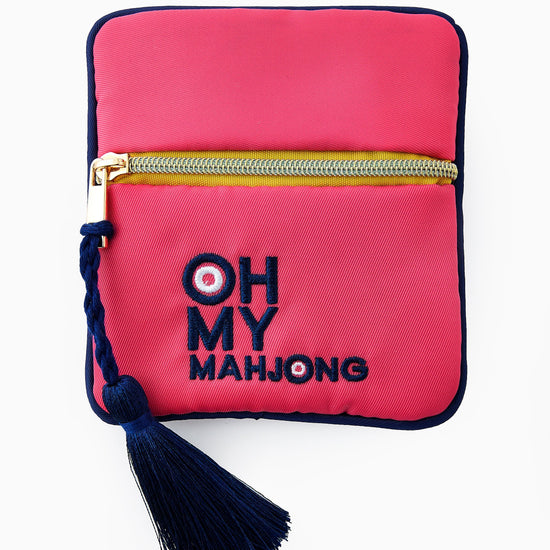 Pink Coin & Dice Bag - Oh My Mahjong