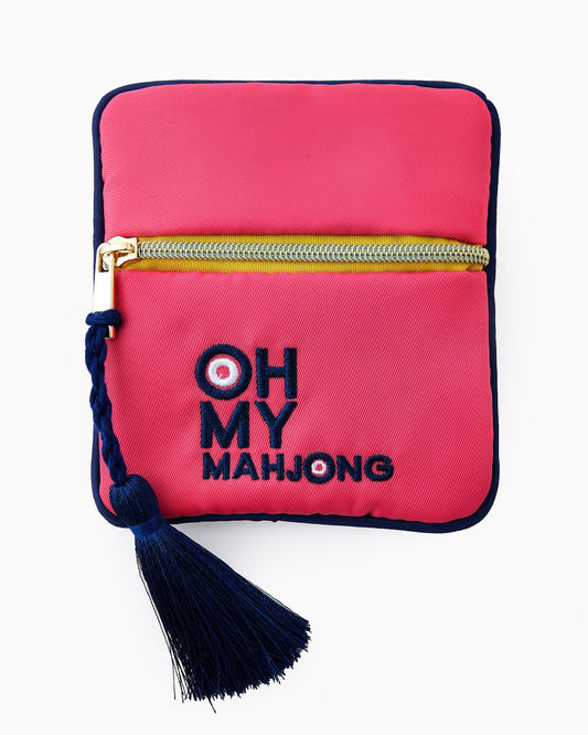 Pink Coin & Dice Bag - Oh My Mahjong