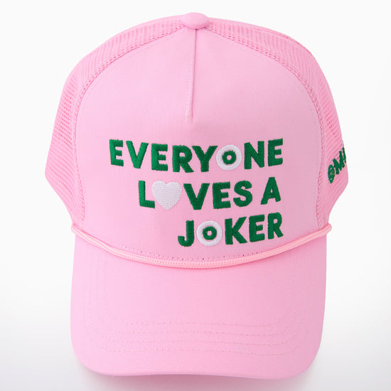 Pink Everyone Loves a Joker Hat - Oh My Mahjong