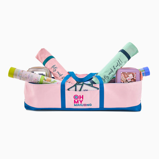 Pink Mat Storage Bag - Oh My Mahjong