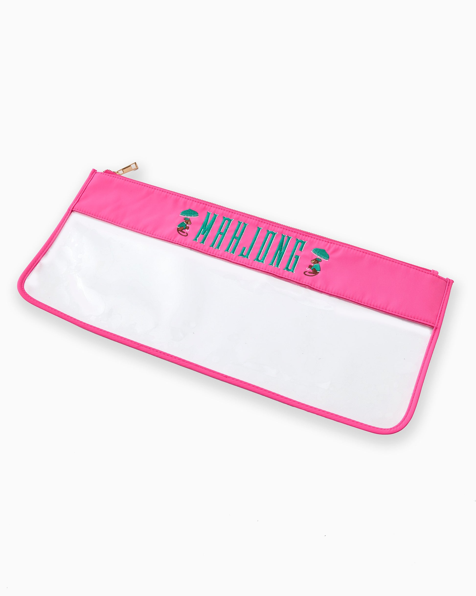 Pink Monkey Mahjong Bag - Oh My Mahjong