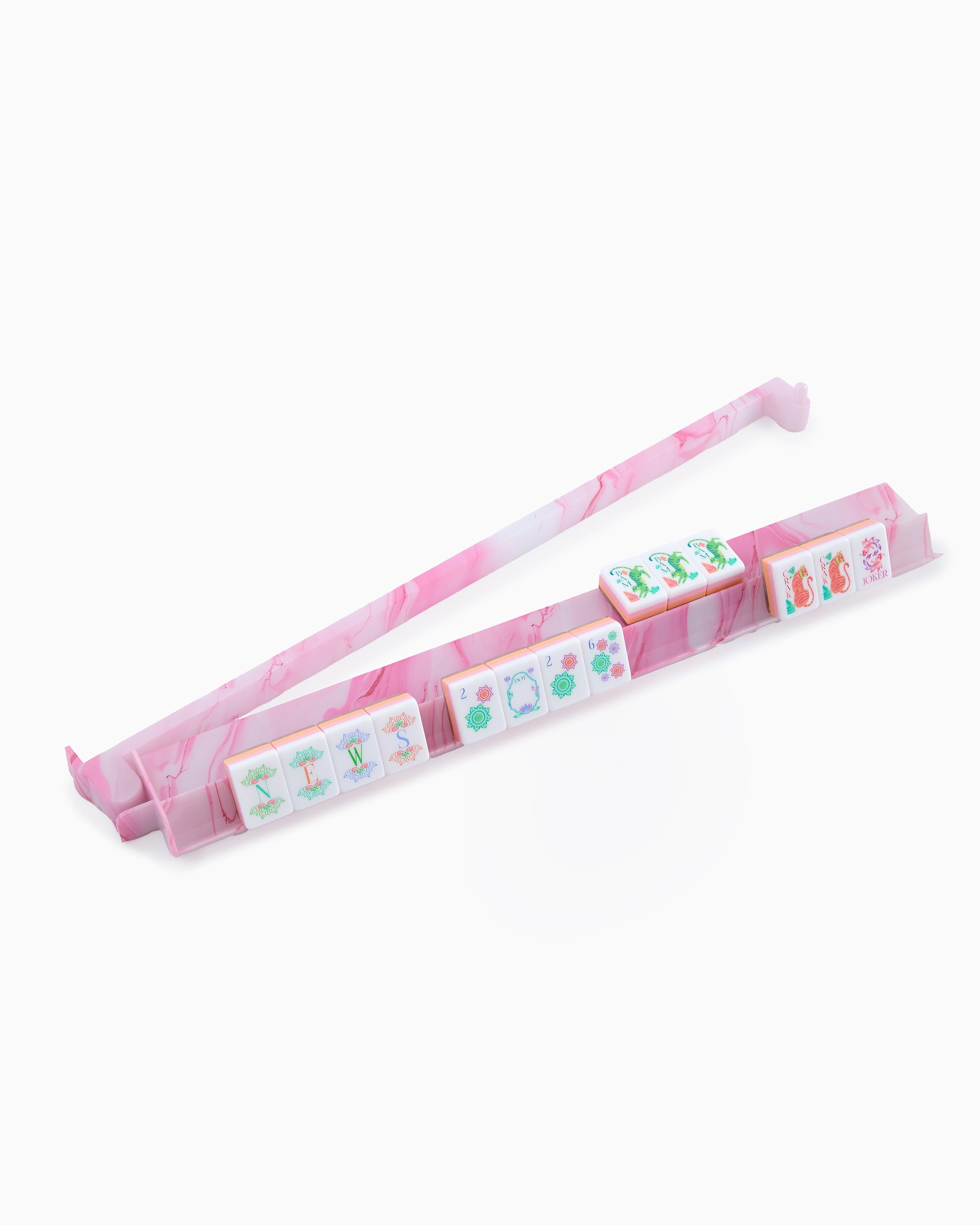 Pink Quartz Rack and Pusher Set – Oh My Mahjong