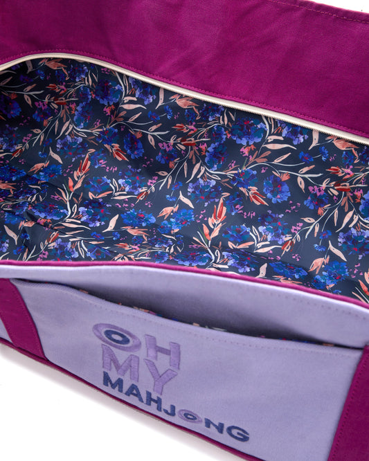 Purple Mat Storage Bag - Oh My Mahjong