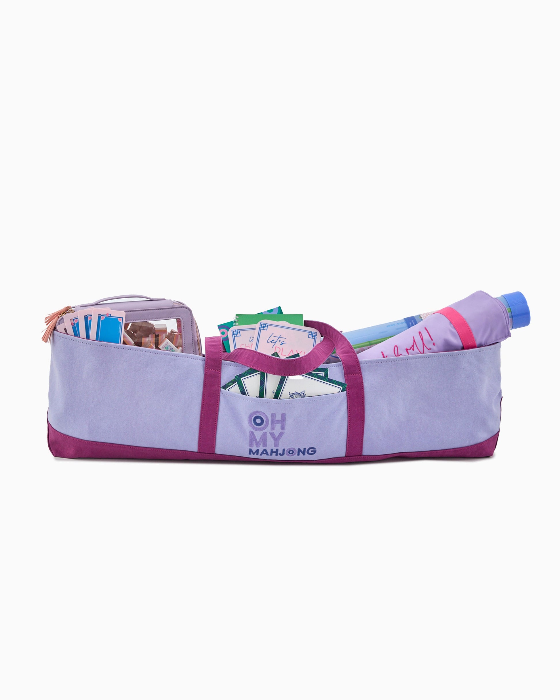 Purple Mat Storage Bag - Oh My Mahjong