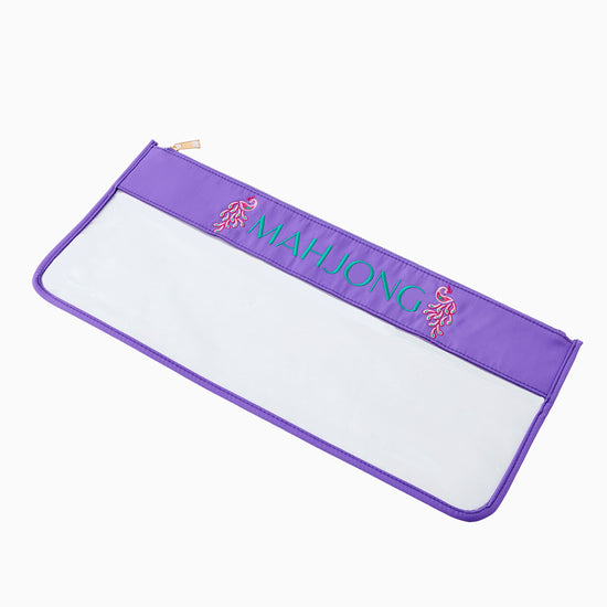 Purple Peacock Mahjong Bag - Oh My Mahjong