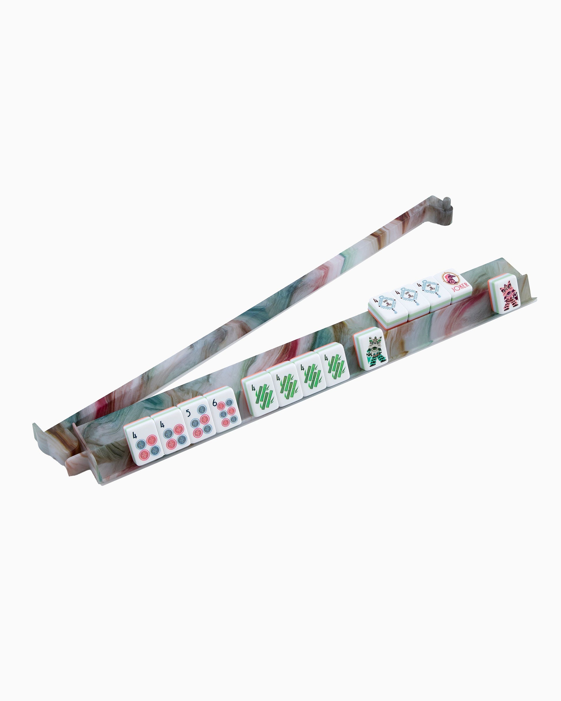 Sandstone Rack and Pusher Set - Oh My Mahjong
