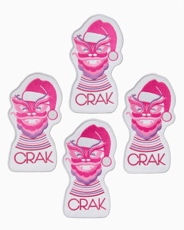 Santa Dragon Cocktail Napkins - Oh My Mahjong