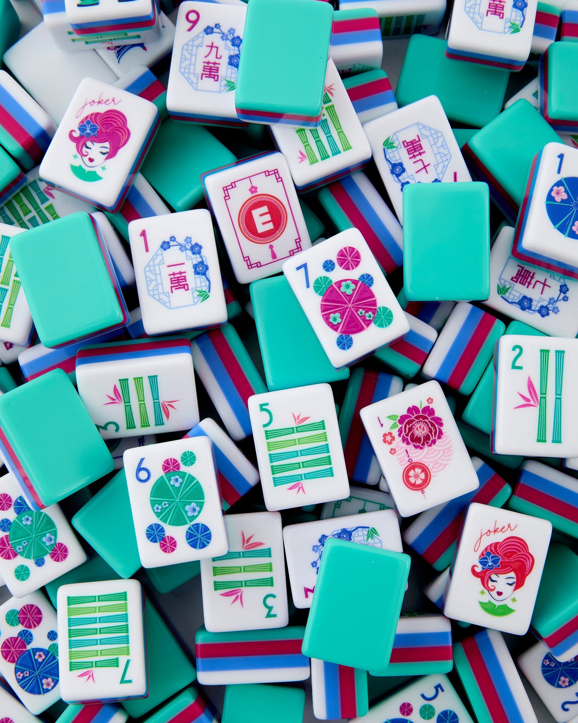 Seabreeze Mahjong Tiles - Oh My Mahjong