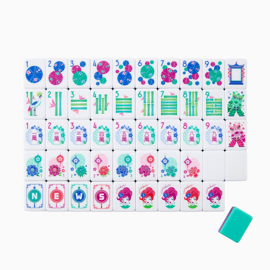 Seabreeze Mahjong Tiles - Oh My Mahjong