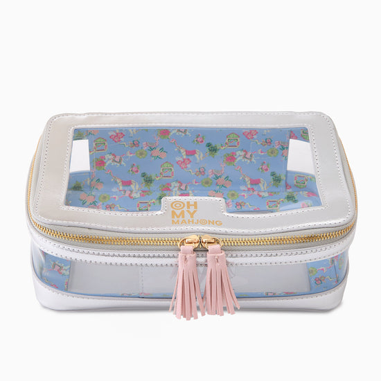 Silver Tile Storage Bag - Oh My Mahjong