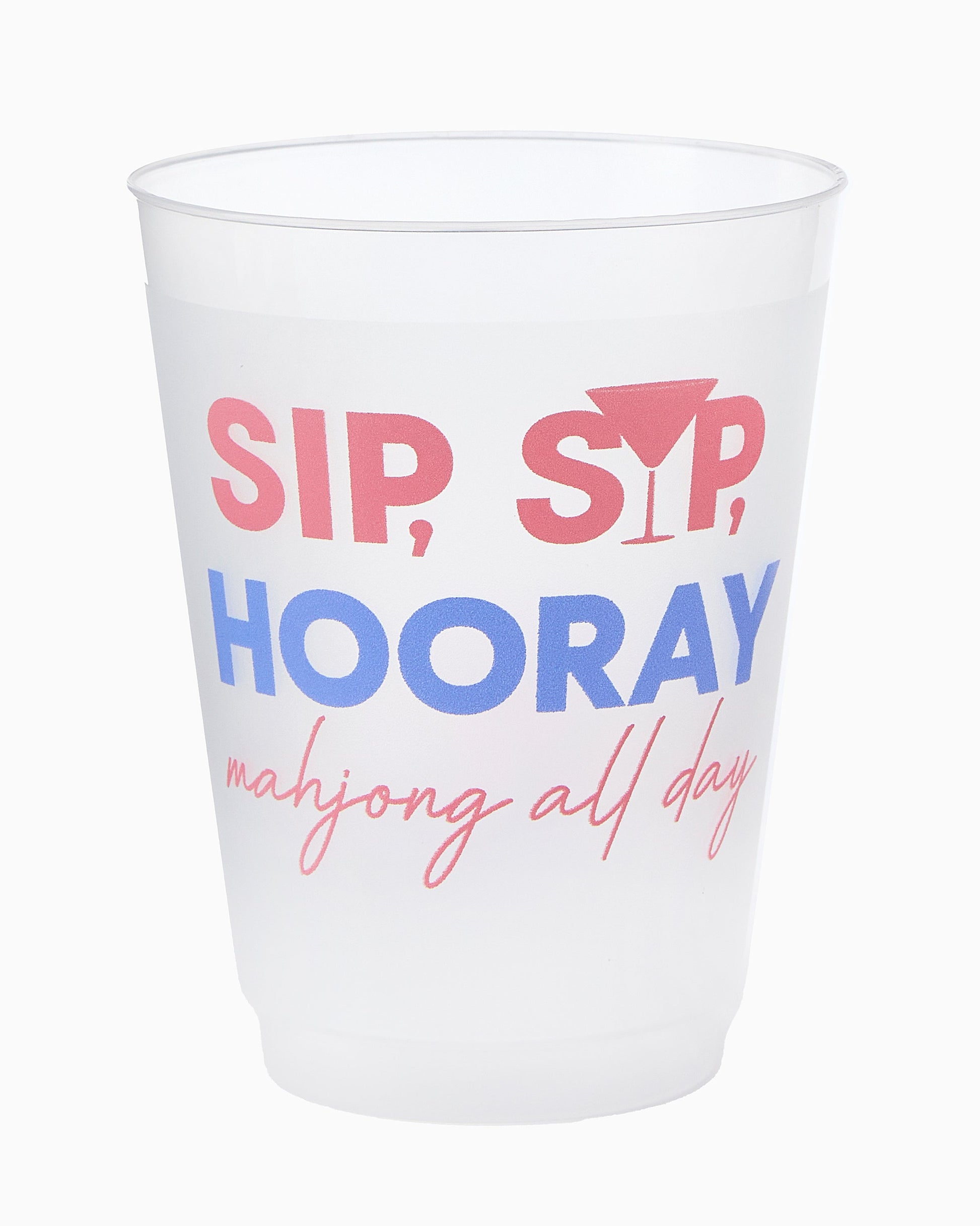 Sip Sip Hooray Cups - Oh My Mahjong