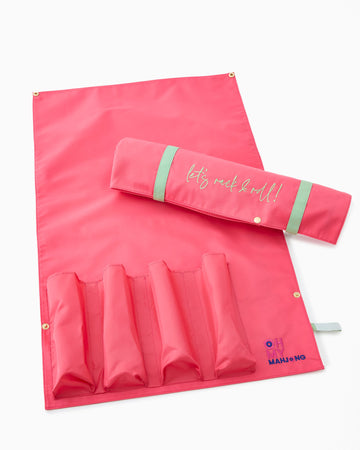 Strawberry Pink Let's Rack & Roll Bag - Oh My Mahjong