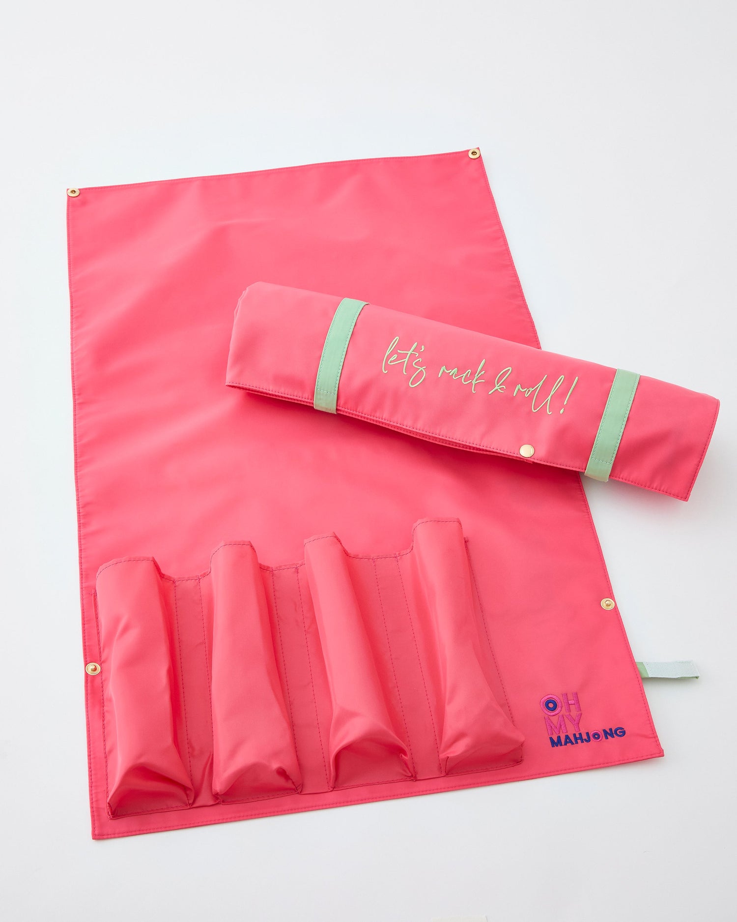 Strawberry Pink Let's Rack & Roll Bag – Oh My Mahjong