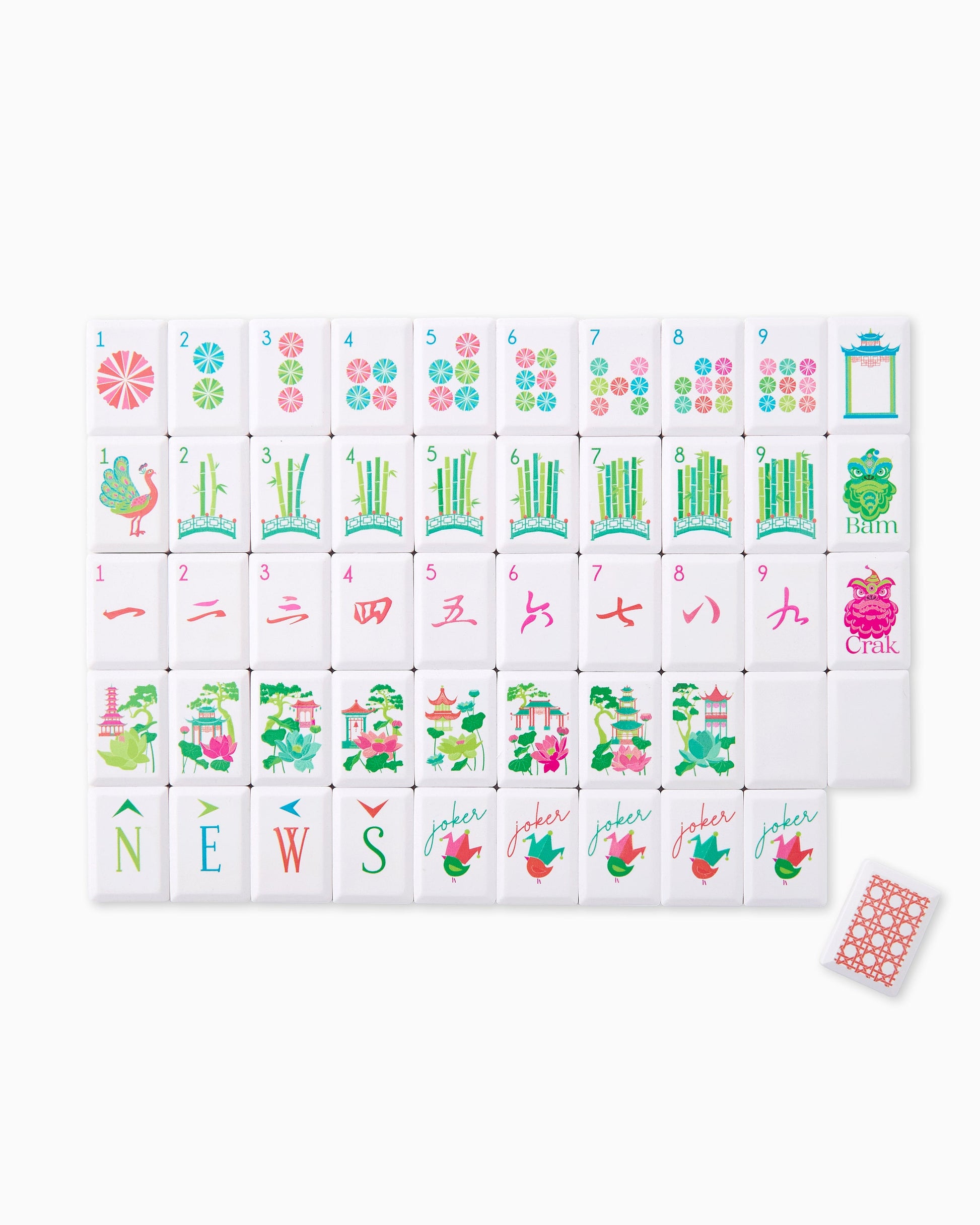 Sunburst Debutante Tile Set - Oh My Mahjong