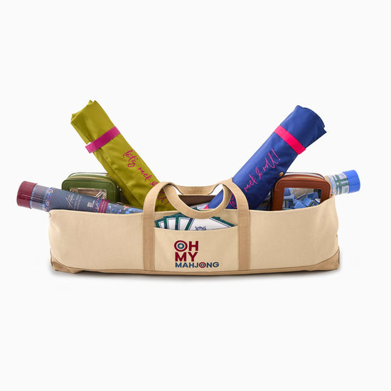 Taupe Mat Storage Bag - Oh My Mahjong
