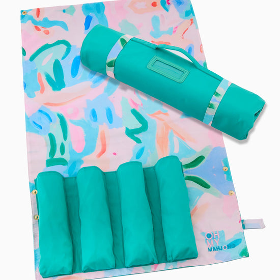 Teal Rack Storage Bag - Oh My Mahjong