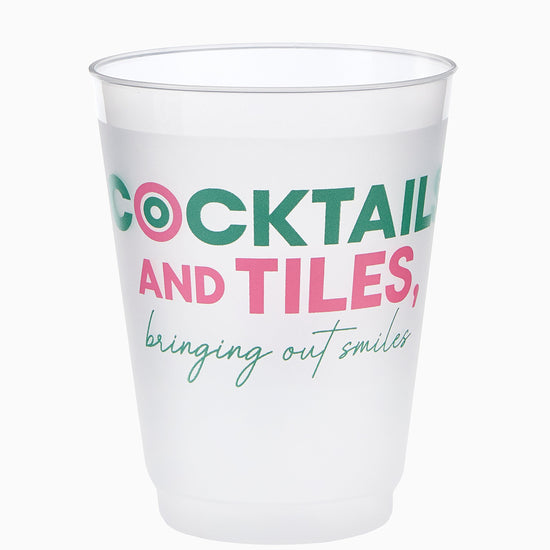 Tiles and Smiles Cups - Oh My Mahjong