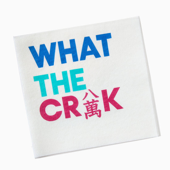 What the Crak Linen Napkin - Oh My Mahjong