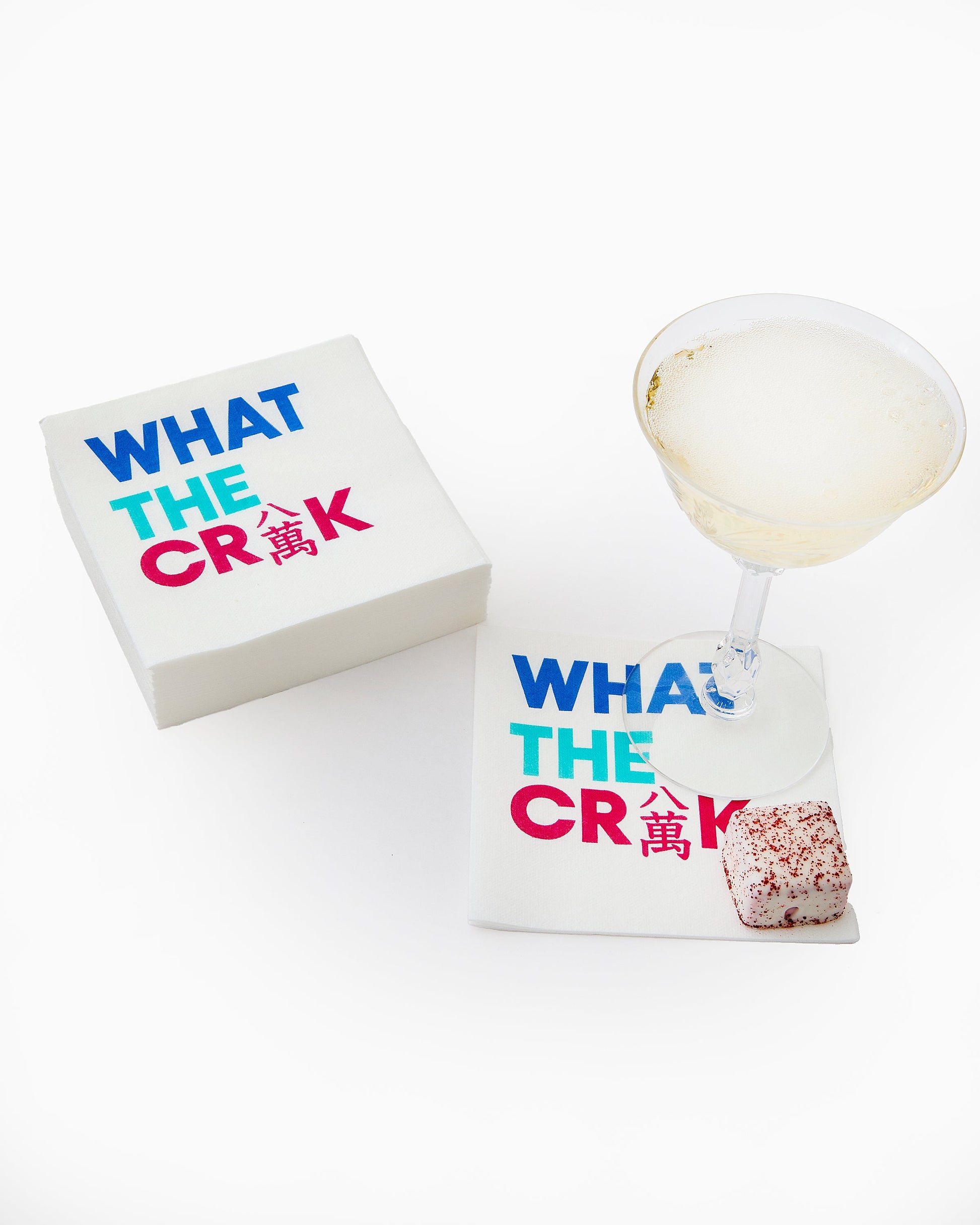 What the Crak Linen Napkin - Oh My Mahjong