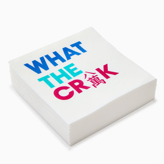 What the Crak Linen Napkin - Oh My Mahjong