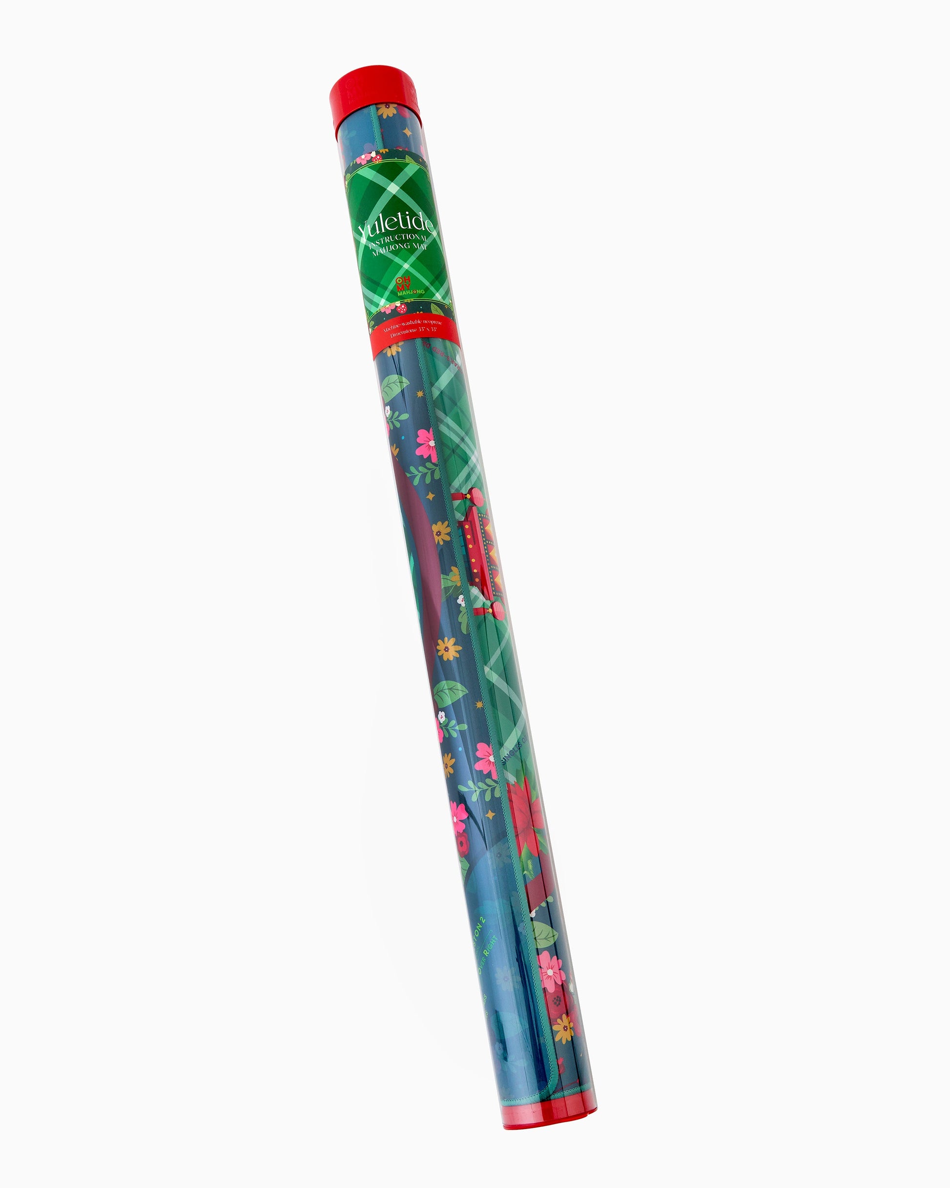 Yuletide Mat in Tube - Oh My Mahjong