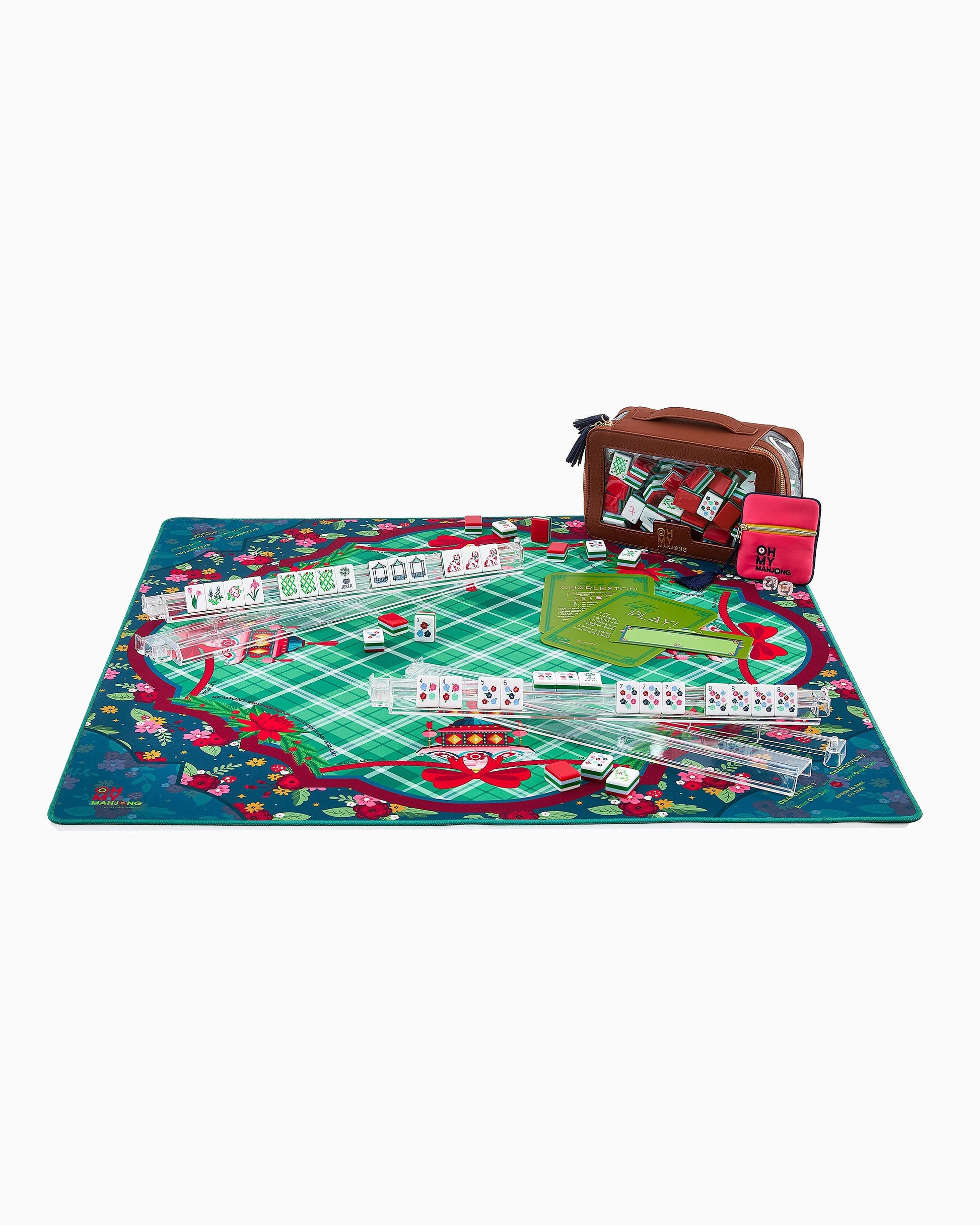 Yuletide Mat in Tube - Oh My Mahjong
