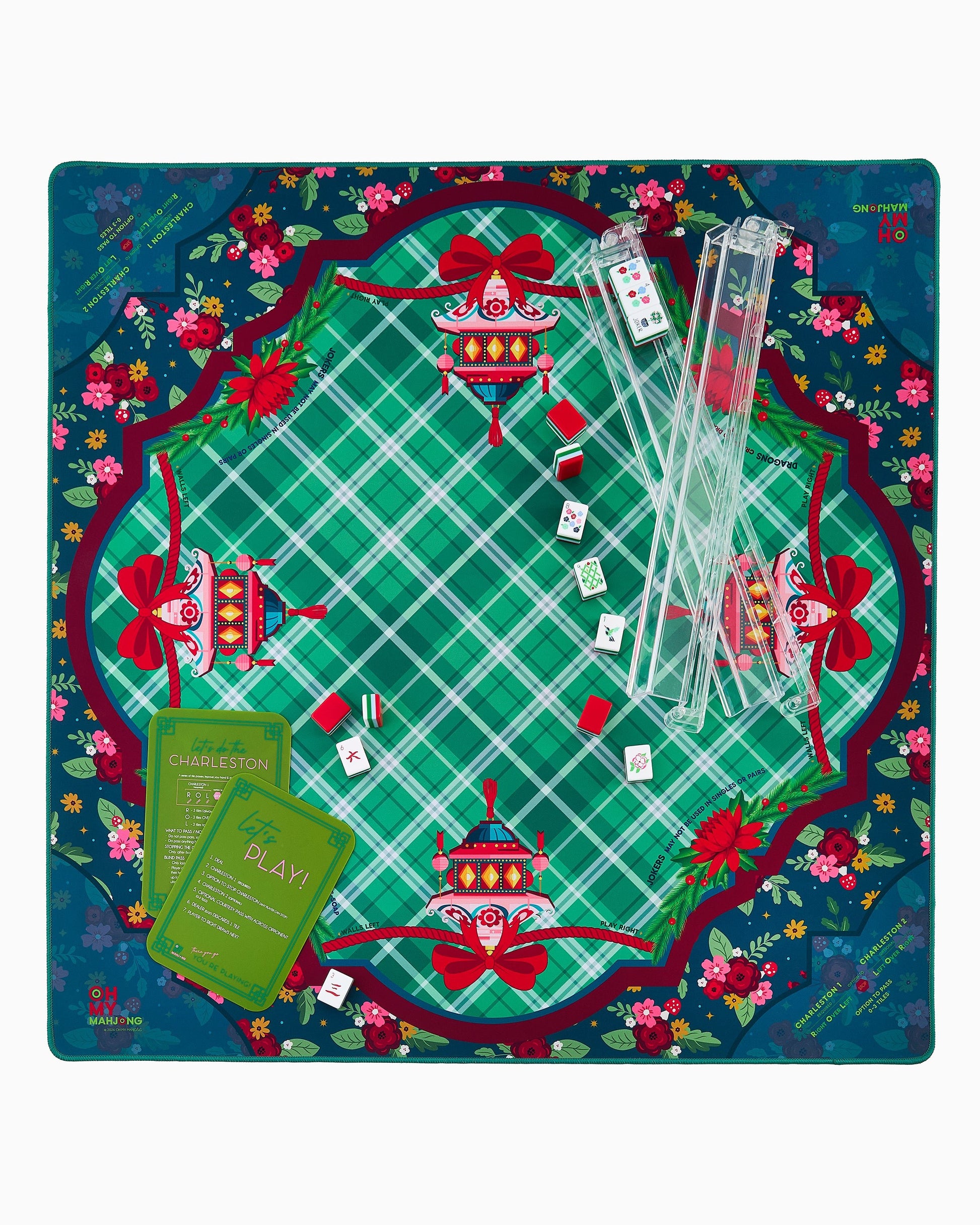 Yuletide Mat in Tube - Oh My Mahjong