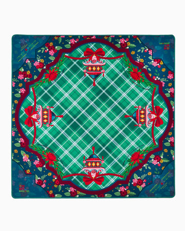 Yuletide Mat in Tube - Oh My Mahjong