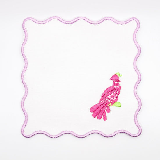 Embroidered Cocktail Napkins - Oh My Mahjong