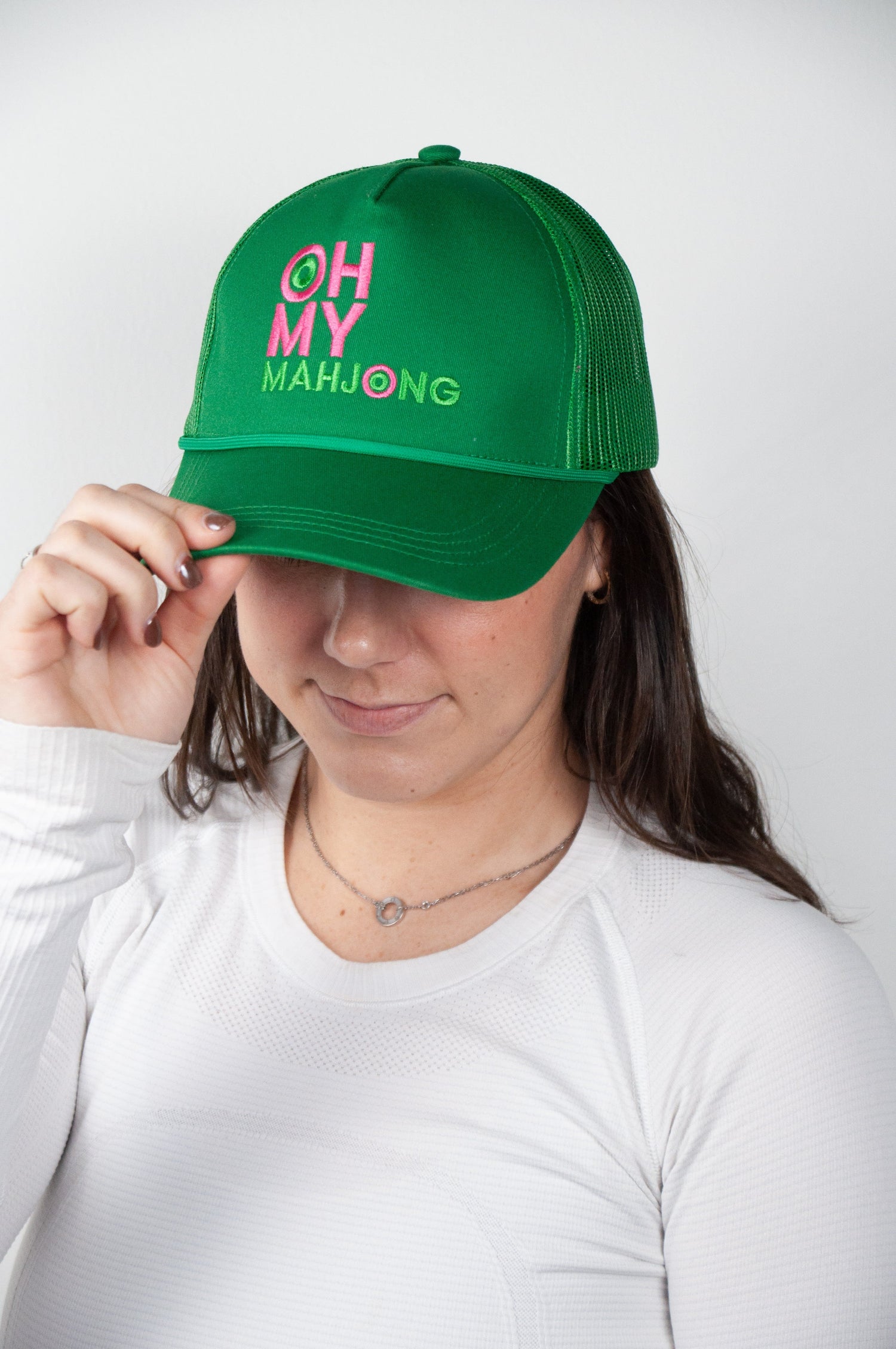 Green Oh My Mahjong Hat - Oh My Mahjong