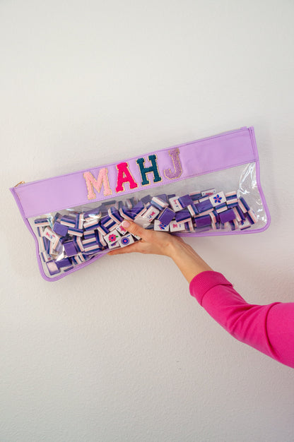 Lilac Mahj Bag - Oh My Mahjong